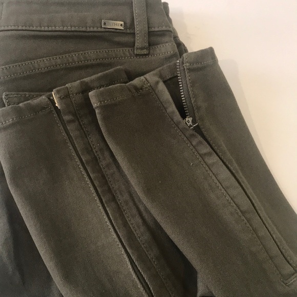 NWT army green DL1961 Florence cropped jeans - Picture 4 of 6